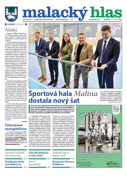 Malacký hlas č. 3/2026