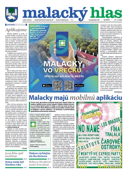 Malacký hlas č. 6/2026