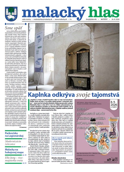 Malacký hlas č. 14/2026