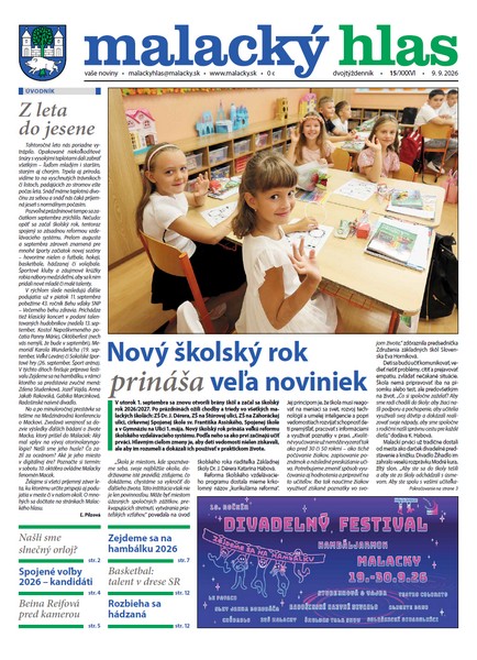 Malacký hlas č. 15/2026
