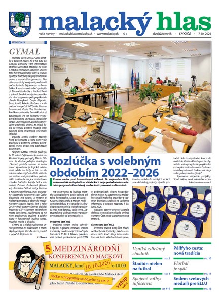 Malacký hlas č. 17/2026